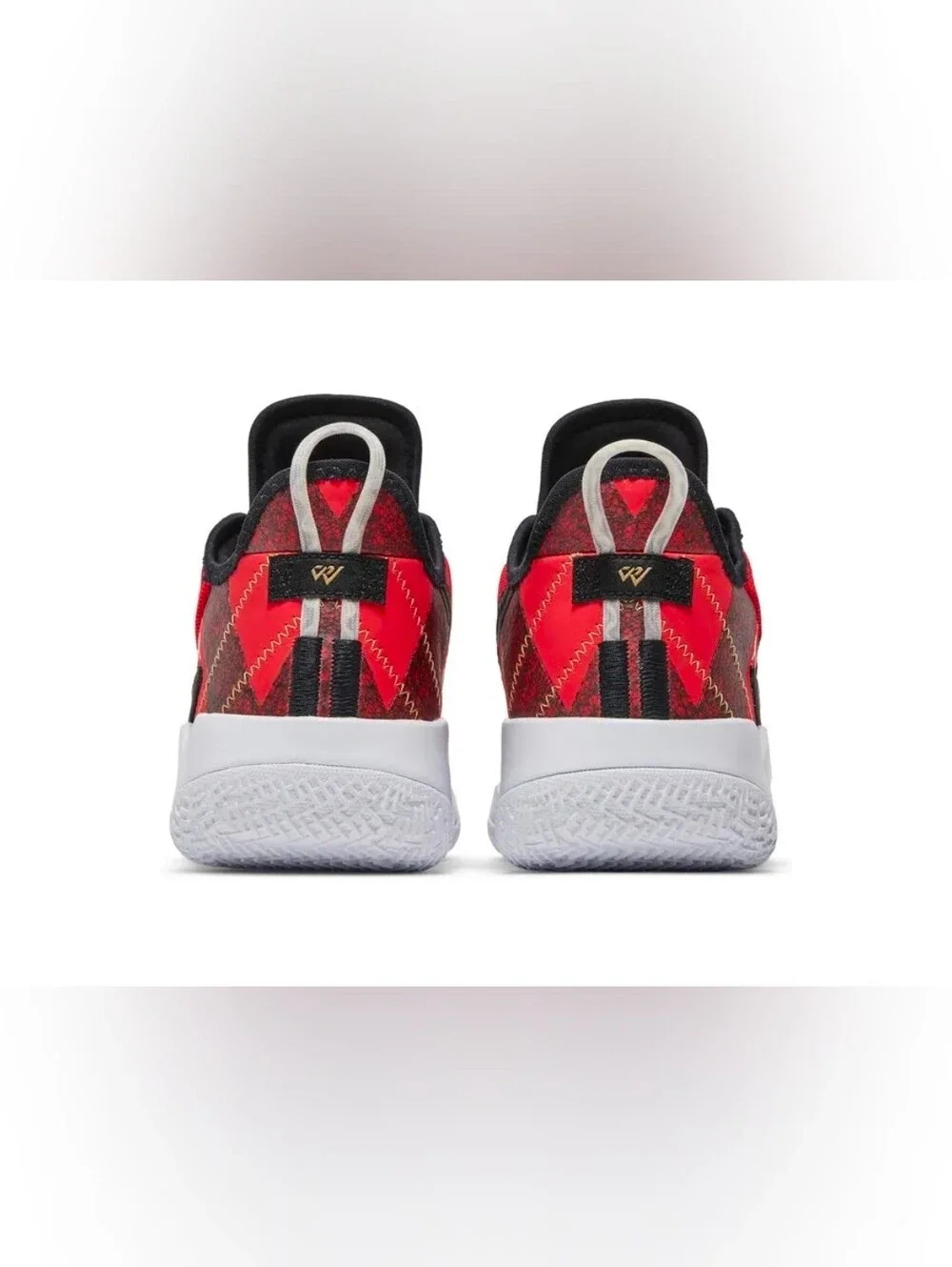 Men's  Red and Black Athletic Sneakers - Stylish Comfort
